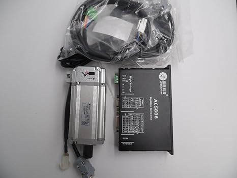 GOWE 60VDC 400W Servo Motor Drive Kits 180ozin 1.28NM 1000ppr Encoder ACM604V60-01-1000+ACS806