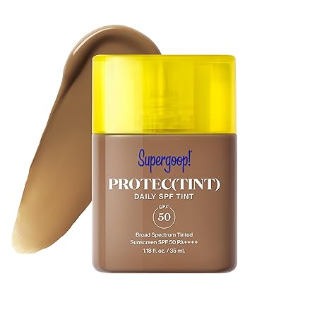 Supergoop! Protec(tint) Daily Skin Tint SPF 50 - Light, Buildable Coverage for Immediately Smooth, Even-Looking Skin - Natural Finish