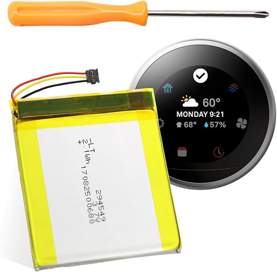 for Nest gen 3 Battery Replacement: TL284443 Battery Replacement