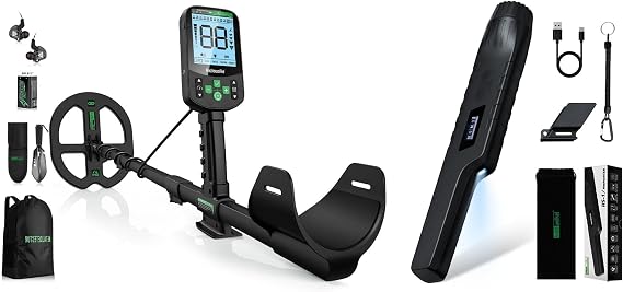 DD60 Metal Detector for Adults with HS-1 Metal Detector Pinpointer