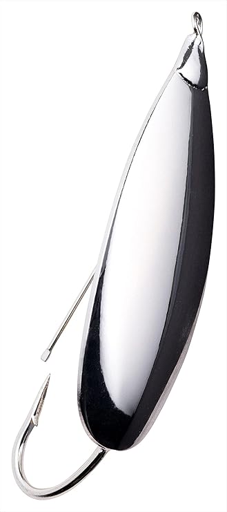Johnson SM11/8-SLVR Tackle Box Standard Minnow Spoon, Silver, 3-3/4-Inch, 1-1/8-Ounce