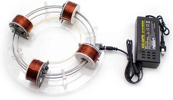 iDili Electromagnetic Cyclotron DIY Four Coils Circular Accelerator Scientific Experiment Equipment Physics Teaching Aids Model