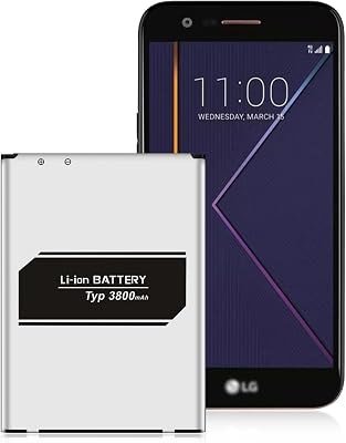 LG K20 Plus Battery, 3800mAh Replacement Battery, for BL-46G1F LG LV5  K20 Plus MetroPCS MP260, T-Mobile TP260, Verizon Wireless VS501, LV532GB, LG K20 Spare Battery