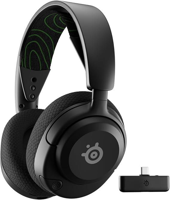 SteelSeries Arctis Nova 5X Kablosuz Xbox Oyun Kulaklığı – Manyetik Neodim Sürücü – 100+ Ses Ön Ayarları – 60 Saat Pil Ömrü – 2,4 GHz/BT – ClearCast Gen2.X Mik – Xbox, PS, PC, Switch, Cep Telefonu