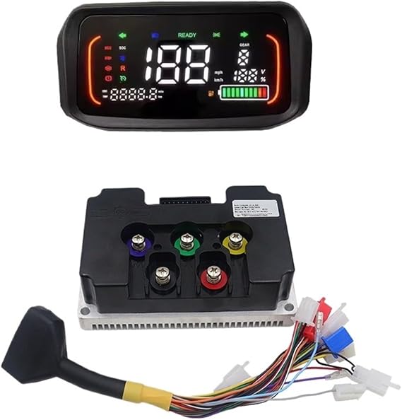 Fardriver Controller BLDC Controller ECU ND72450 450A with N1S One-LIN Speedometer for Electric Bike