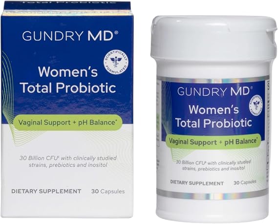Gundry MD Women's Total Probiotic with Inositol, 30 Capsules