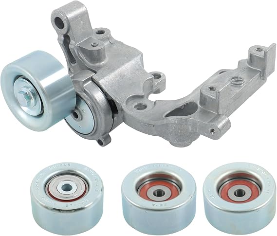 labwork Drive Belt Tensioner and 3 Pulley Replacement for Toyota 4runner 2003-2009 Replacement Part Number 1T132P111P30 1660331040