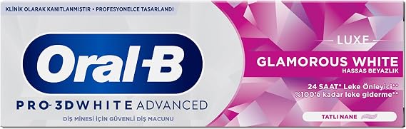Oral-B Pro 3D White Advanced Luxe Glamorous White Diş Macunu 75 ml