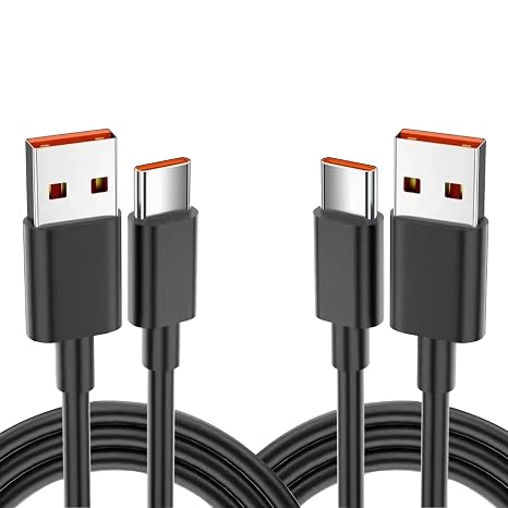 USB C Cable, Replacement for Roku Voice Remote Pro (2nd Edition), Kindle 10 Charger, Charging Cable 5 Feet, 2-Pack