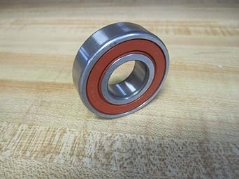 NTN Bearing 6204LU Single Row Deep Groove Radial Ball Bearing, Contact, Normal Clearance, Steel Cage, 20 mm Bore ID, 47 mm OD, 14 mm Width, Single Seal, Open One Side