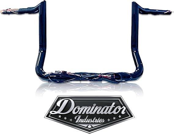 2024-2026 Harley Street Glide100% Plug-In Ready Dominator Industries 14 Meathook Ape Handlebars.