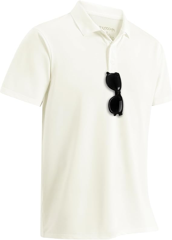 33,000ft Men's UPF50+ Quick-Dry Breathable Golf Polo Shirt