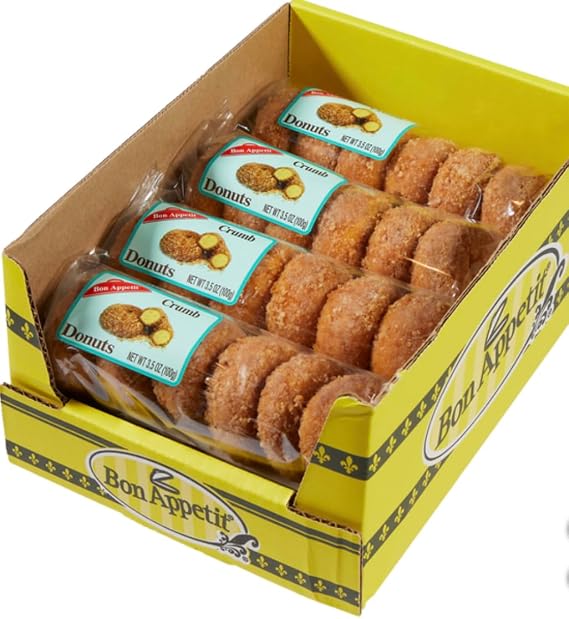 Bon Appetitt Mini Crumb Donuts, 6-pack, 8 ct