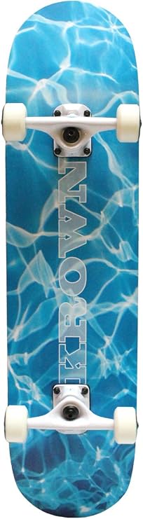 Krown Pro Complete Skateboard - Pro Style Quality - Maple 7-Ply Deck, Aluminum Trucks, Urethane Wheels, Precision Bearings - The Perfect Pro Board