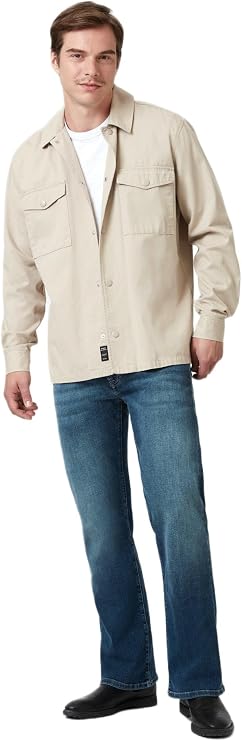 Mavi Men's Josh Bootcut Jeans, Midrise Jeans for Men, Deep Shaded Stanford, Men's Blue Jeans,