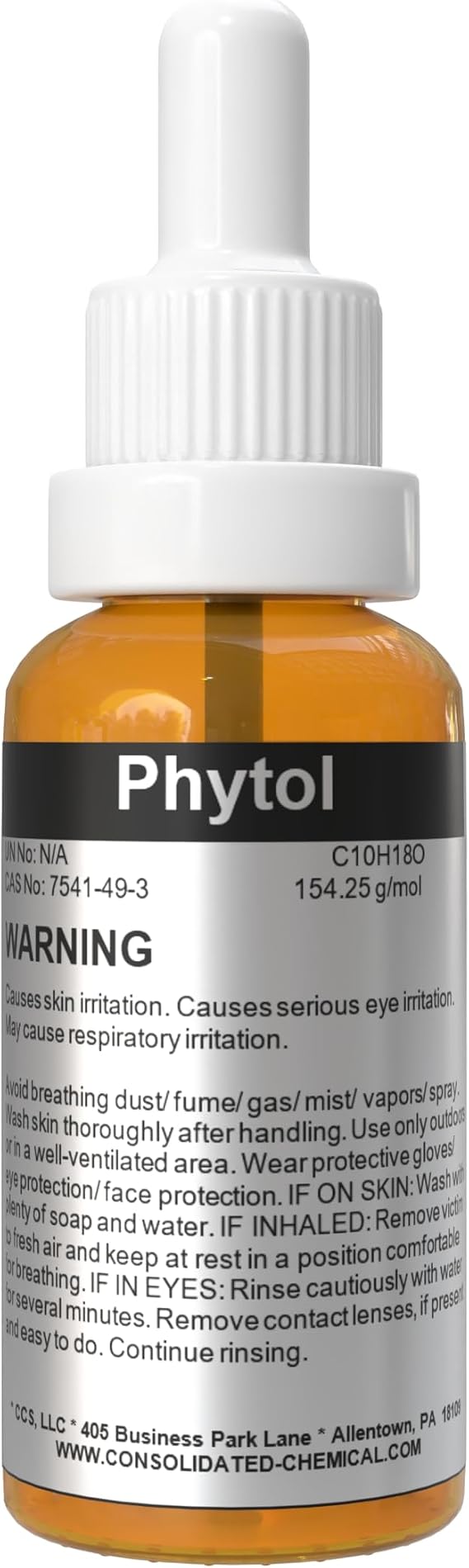 Phytol - Natural Fragrance/Aroma Compound | Dropper Included - 30mL (1 FL Oz)