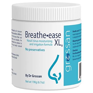 Grossan Breathe-easeXL Nasal/Sinus Irrigation Salt Jar