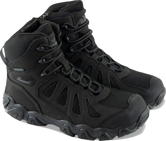 Thorogood Men's Crosstrex Series - 6" BBP Waterproof, Side Zip Composite Safety Toe Hiker Boot