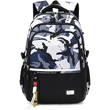 Childrens Backpacks for Boys, Elementary Middle School Bags for Teens, Boys Casual Bookbags Travel Daypack