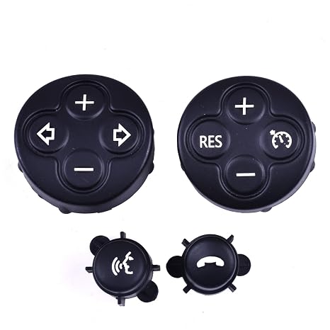Steering Wheel Volume Cruise Control Switch Cover Compatible with BMW Mini Cooper S Countryman Clubman Roadster R55 R56 R57 R58 R59 R60 R61 2007-2014