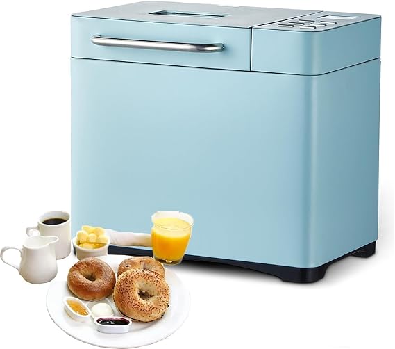 Fully Automatic Bread Maker, Automatic Nut Dispenser, 2.2 lb Loaf Size, 3 Crust Tones Bread Maker
