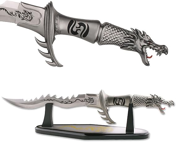 Fantasy Master Fantasy Dragon Knife Display with Stand