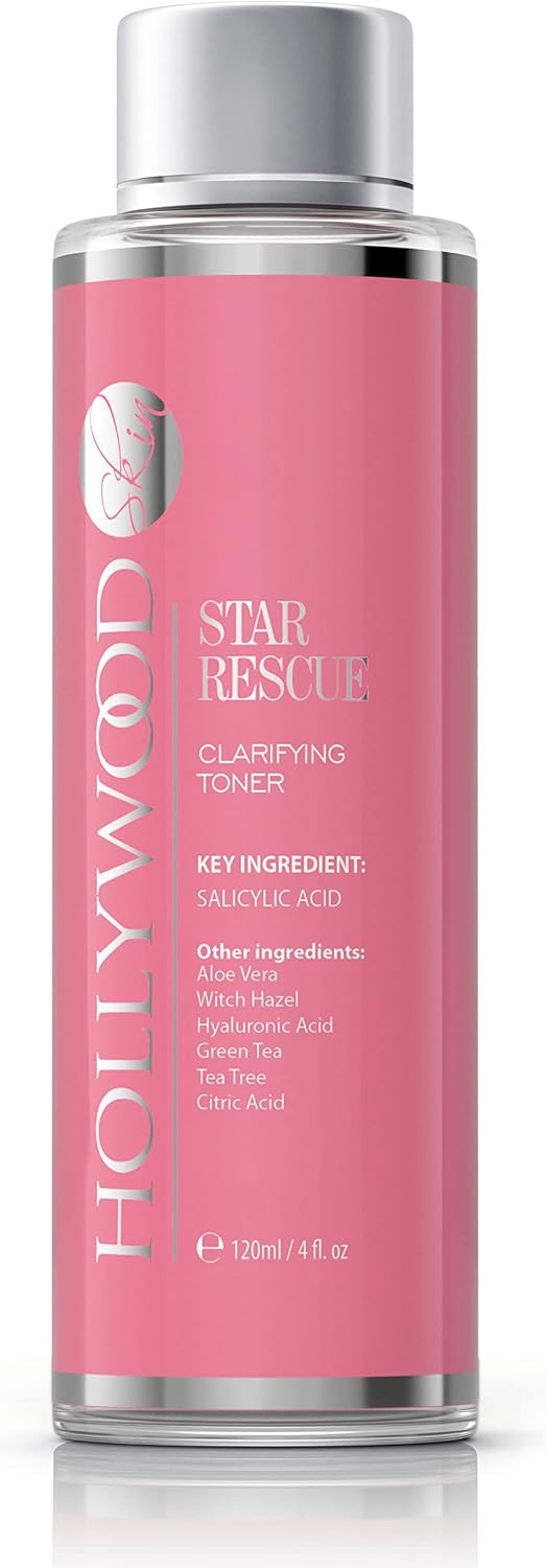 Clarifying Toner - Sweden’s #1 skin care brand Glow BHA  PHA Pore-Tight Facial Toner - Mild Exfoliating Toner with Hyaluronic Acid, Green Tea, Citric Acid  Tea Tree. 120ml