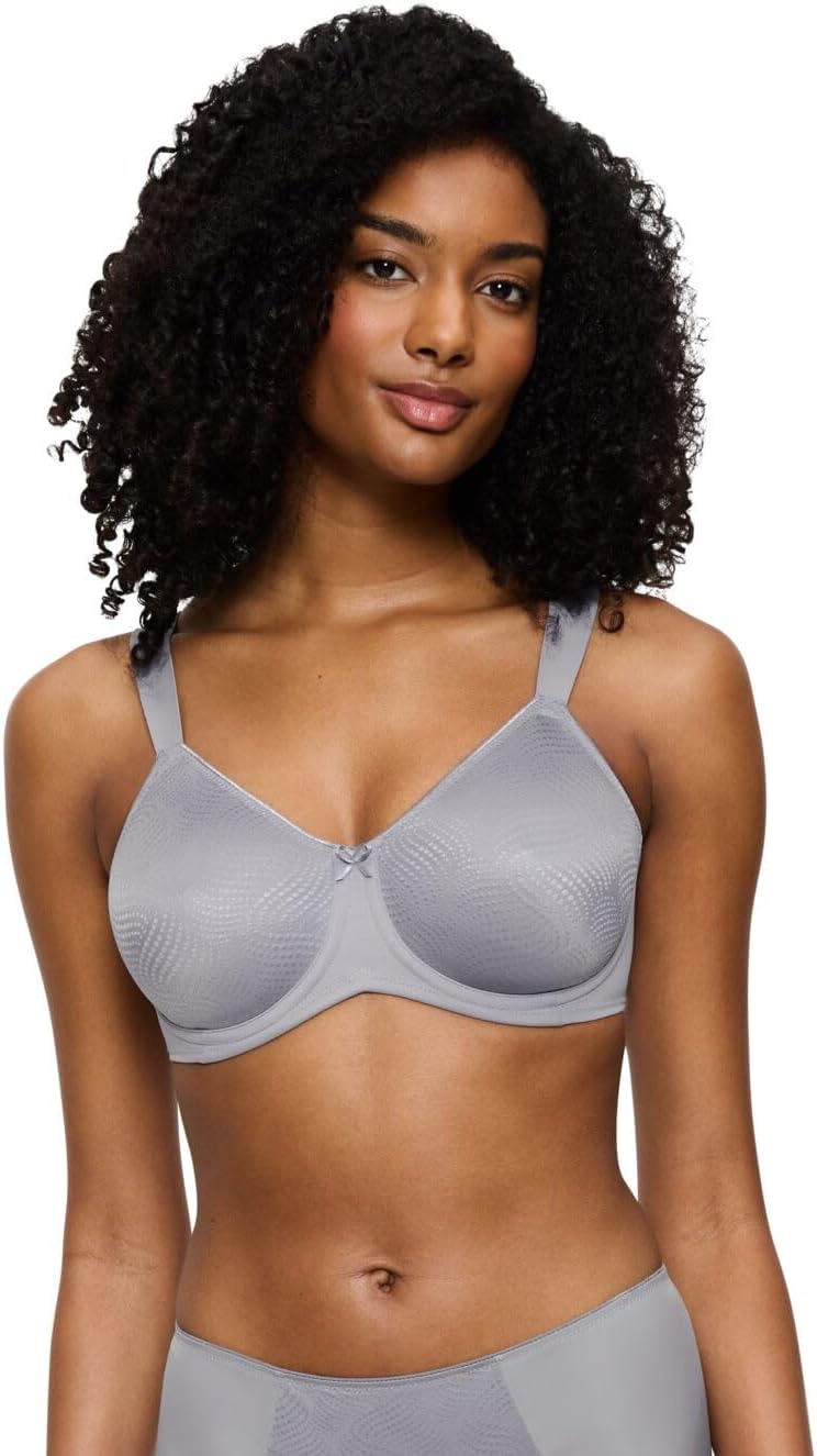 Triumph - Essential Minimizer T W Women's Minimiser Bra - Underwire Optical Reduction by One Cup Size Perfect Fit
