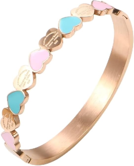 Bracelet Women's Bracelet Lucky Bracelet Stainless Steel Bracelet Cute Love Bracelet Christmas Valentine's Day Birthday Gift Durable Wear resistant