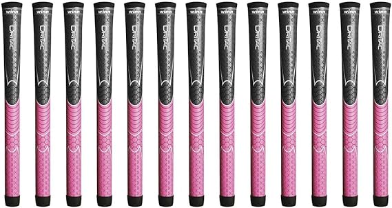 Winn Dri-Tac Golf Grip Bundle 13-Piece Set Non-Slip, All-Weather Performance Soft, Cushioned Feel for Comfort & Shock Absorption Durable WinnDry Polymer Available in Multiple Sizes