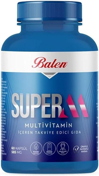 Balen Super-M Multivitamin Capsule 585 Mg 60 Pieces