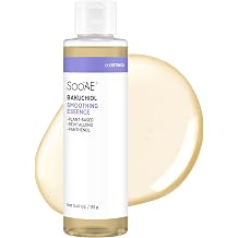 SOOAE Bakuchiol Smoothing Essence - Korean Facial Essence for Nourishing & Smoothing, Panthenol & Collagen, Clean Beauty, Daily Care, Cruelty-Free, Korean Skin Care, 5.47 fl. oz