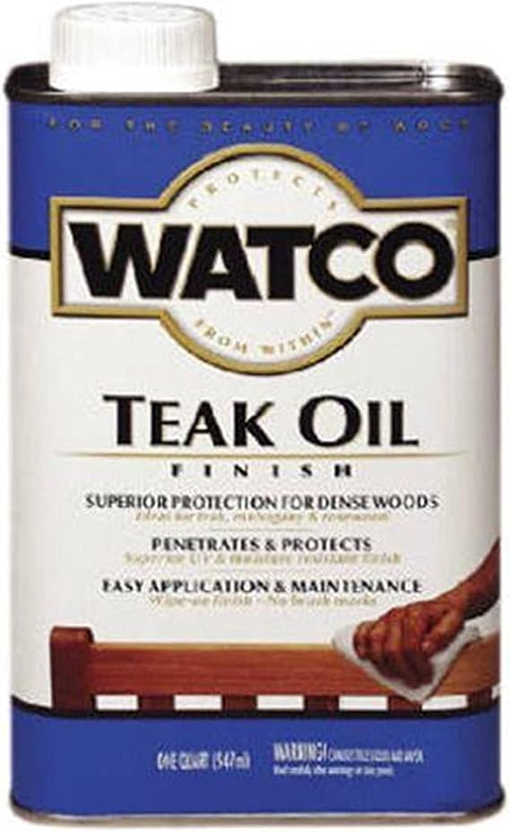 RUST-OLEUM Finish Teak Oil Quart A67141