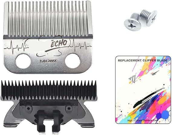 Professional Clipper DLC Blade, Compatible for JUCAI, Compatible for Madeshow, Compatible for Wmark, Compatible for Kulilang, Compatible for Vgr, V003 R66 JC06 H1 V001 8148 M10(Silver)