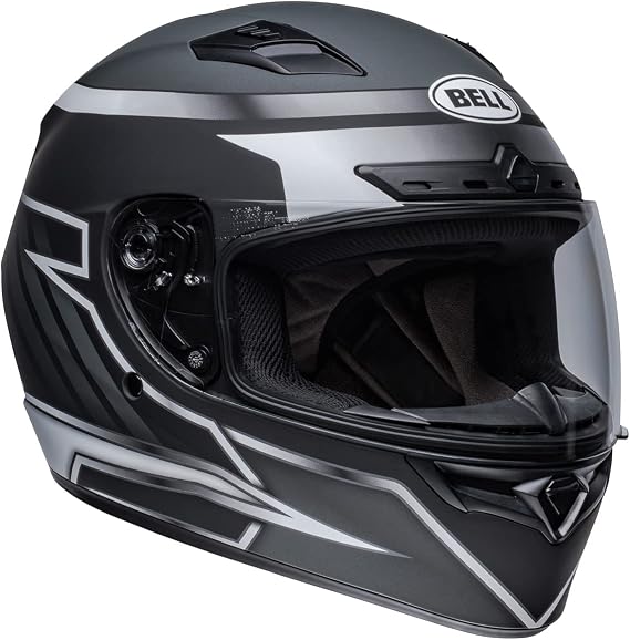 Bell Qualifier DLX MIPS Street Helmet (Rise Matte Black/White/Gray - Large)