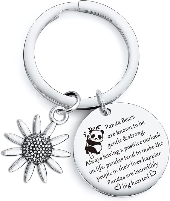 NOTHERS RSZOTW Panda Keychain Stuff Panda Bear Gifts For Zoo Animal Lover Jewelry Veterinarian Gifts Keychain