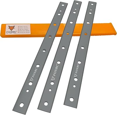 FOXBC 13 Inch Nitride Planer Blades Replacement for DeWalt DW735 DW735X Planer, Replace DW7352 - Set of 3