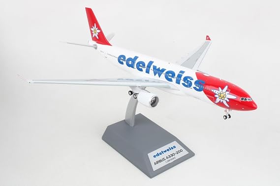 1:200 Edelweiss Air Airbus A330-223 HB-IQI w/Stand