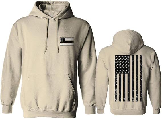 0021. Vintage American Flag United States of America Military us USA Patriotic Style Sweatshirt Pullover Hoodie