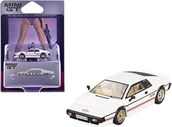 MINI GT 1:64 Esprit Turbo White - İngilizce Sürüm Ambalaj - Sınırlı Üretim 1/64 Diecast Model Araba