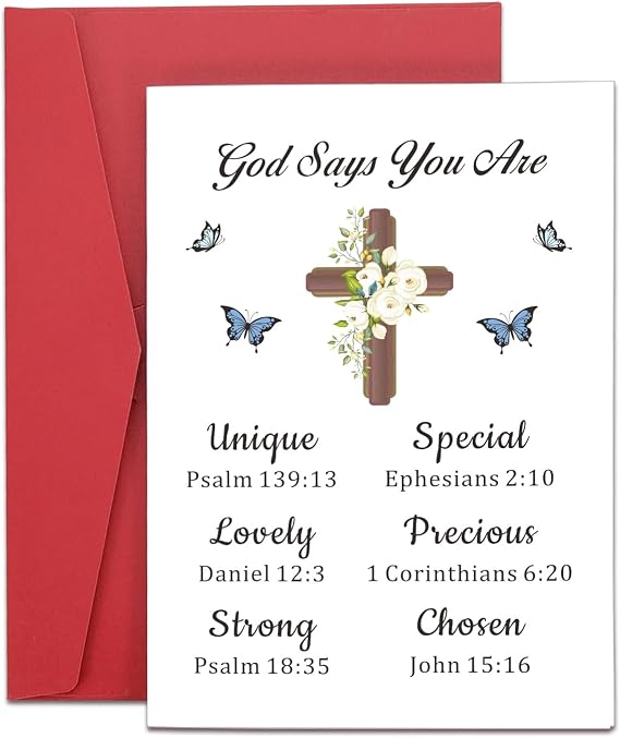 NUBARKO Easter Basket Stuffers Cards for Kids Confirmation Baptism First Communion Gifts Cards for Girls Boys Women Faith Women Men First Communion
