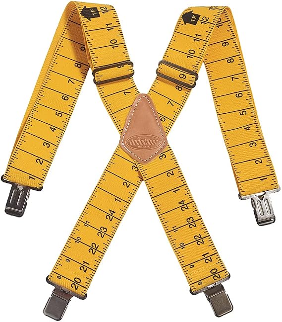 Bucket Boss - Liars Suspenders, Belts & Suspenders (61100), Yellow (Yardstick)