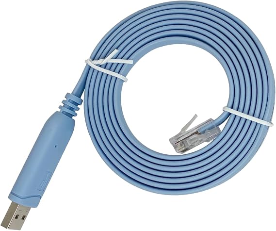 USB to RJ45 Console Cable with FTDI Chip USB Console Cable for Cisco HP Huawei Arista Opengear Aruba Juniper Routers Switch Windows Mac Linux Laptop