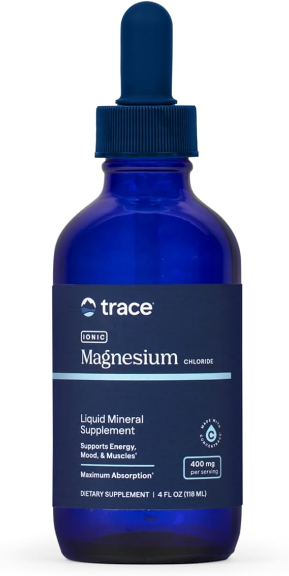 Trace Minerals Liquid Ionic Magnesium, 400 mg, 4 Ounce