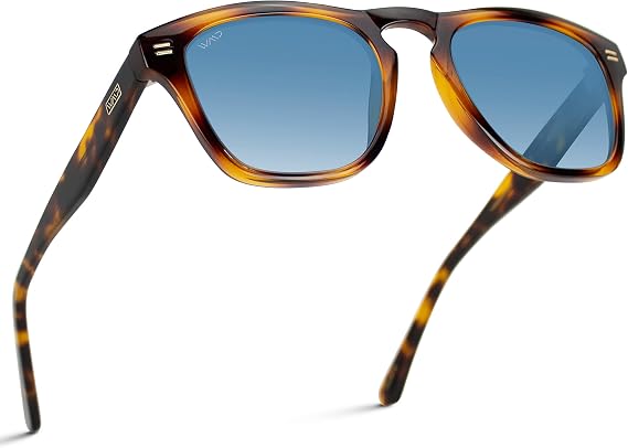 WearMe Pro Dash Men's Rectangular Sunglasses, Retro Everyday Style, UV400