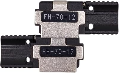 1 pair FH-70-12 12Core Fiber Holder Sheath Clamps Fixlure Chucking Jigs for Fujikura FSM-90R FSM-88R FSM-70R FSM-70R Ribbon Fusion Splicer
