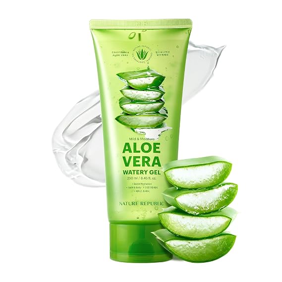 Nature Republic MILD & MOISTURE ALOE VERA WATERY GEL(TUBE) | 8.45 fl. oz.