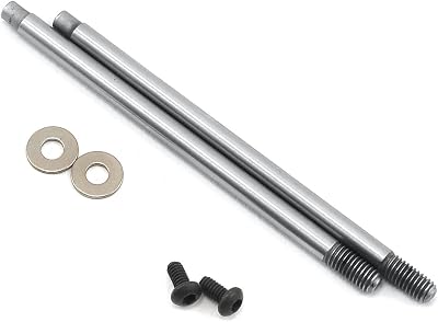 Team Associated 91624 FT 3x35 Shock Shaft V2 Vehicle Part, Chrome
