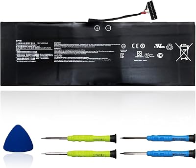BTY-M47 Laptop Battery Compatible with MSI GS40 GS40 6QE 6QE-006XCN GS43 GS43VR 6RE 6RE-045CN Series Notebook 7.6V 61.25Wh 8060mAh12-Pin Connector