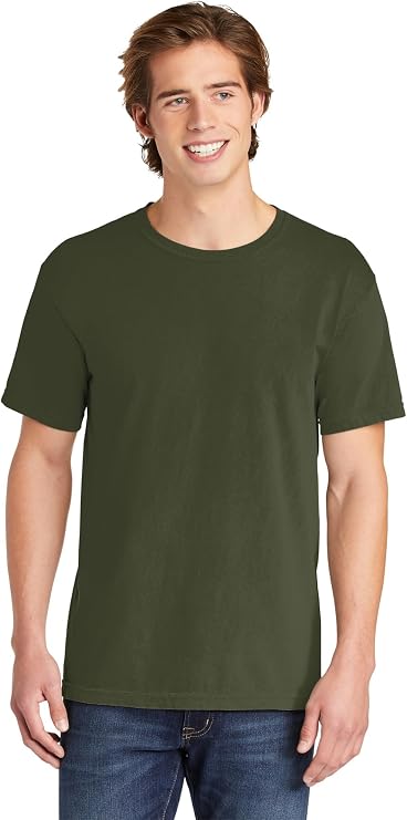 Comfort Colors Men's Adult Short Sleeve Tee, Style 1717, Moss, Medium